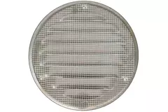 Ventilationsrist i metal, rund Ø 160 mm rustfri stål – MR160i