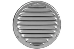 Ventilationsrist i metal rund 100 mm grå – MR100P - RAL9006