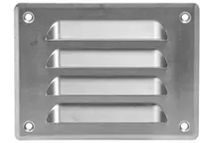 Ventilationsrist i metal, rektangulær 140x105 mm aluminium – MR14105Al