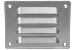 Ventilationsrist i metal, rektangulær 140x105 mm zink – MR14105Zn
