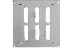Justerbar lineære diffuser i metal 150x150 galvaniseret - MR1515RZn