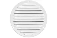Ventilationsrist i metal rund Ø 160mm hvid - MR160