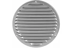 Ventilationsrist i metal rund Ø200 mm grå - MR200P