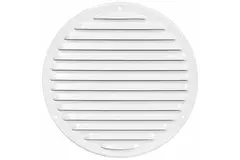 Ventilationsrist i metal rund Ø 200mm hvid - MR200