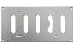 Justerbar lineære diffuser i metal 200x100 galvaniseret - MR2010RZn