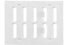 Justerbar lineære diffuser i metal 200x150 hvid - MR2015R