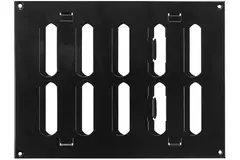 Justerbar lineære diffuser i metal 200x150 sort - MR2015RM