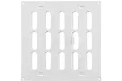 Justerbar lineære diffuser i metal 200x200 hvid - MR2020R