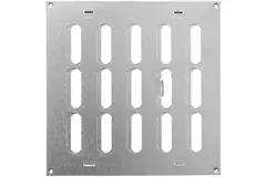 Justerbar lineære diffuser i metal 200x200 galvaniseret - MR2020RZn