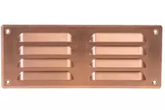 Ventilationsrist i metal, rektangulær 260x105 mm kobber – MR26105Cu