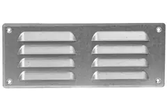 Ventilationsrist i metal, rektangulær 260x105 mm zink – MR26105Zn