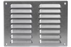 Ventilationsrist i metal, rektangulær 260x190 mm zink – MR2619Zn