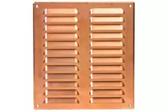 Ventilationsrist i metal, rektangulær 260x280 mm kobber – MR2628Cu