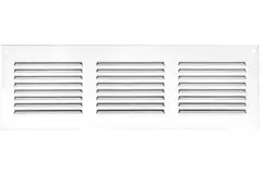 Ventilationsrist i metal, rektangulært 300x100 hvid - MR3010