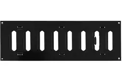 Justerbar lineære diffuser i metal 300x100 sort - MR3010RM