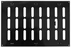 Justerbar lineære diffuser i metal 300x200 sort - MR3020RM