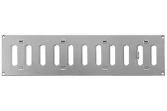 Justerbar lineære diffuser i metal 400x100 galvaniseret - MR4010RZn