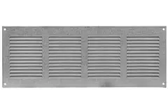 Ventilationsrist i metal, rektangulært 400x100 zink - MR4010ZN