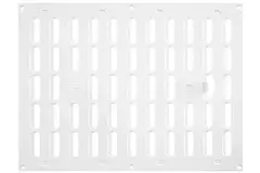 Justerbar lineære diffuser i metal 400x300 hvid - MR4030R