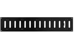 Justerbar lineære diffuser i metal 500x100 sort - MR5010RM