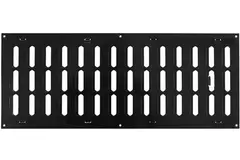 Justerbar lineære diffuser i metal 500x200 sort – MR5020RM