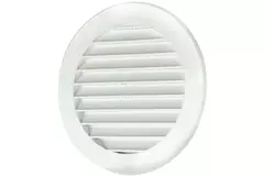 Ventilationsbladsgitter diameter: 125 mm hvid - VR125