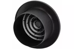 Rund ventilationrist Ø 100 mm antracit – NGA100A