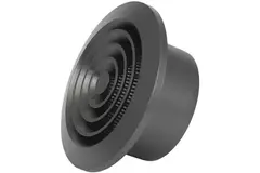 Rund ventilationrist Ø 100 mm antracit – NGA100A
