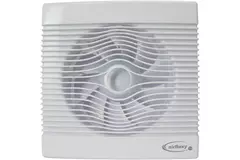 Badeværelsesventilator i hvid med fugtsensor og timer – Ø 150 mm (pRemium 150HS)