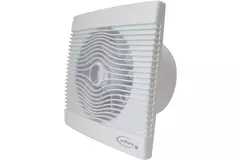 Badeværelsesventilator i hvid med fugtsensor og timer – Ø 150 mm (pRemium 150HS)