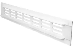 Fodlistediffuser aluminium - hvid L=300mm x H=40mm -RA430