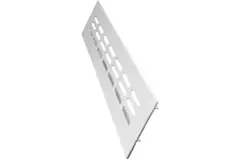 Fodlistediffuser aluminium - hvid L=300mm x H=40mm -RA430