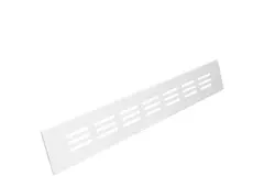 Fodlistediffuser aluminium - hvid L=300mm x H=40mm -RA430