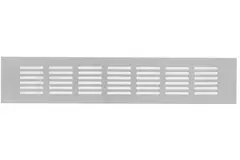 Fodlistediffuser aluminium - sølv L=300mm x H=60mm -RA630S