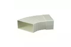 Rektangulær, plastik, vandret, 15-60° bøjning, 110 x 55 mm – KLH15-60
