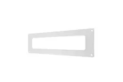 Rektangulær vægflange i plast, 220 X 55 mm - KF25