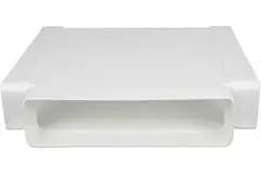Rektangulært T-stykke i plast 220x90mm - KT29