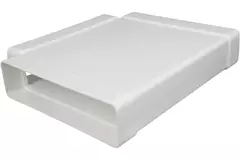 Rektangulært T-stykke i plast 220x90mm - KT29