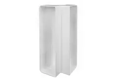 Rektangulær lodret 90° bøjning i plast 220x90mm - KLV29-90