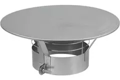 Regnhætte med maskediameter 400 mm I316L (D0.6)