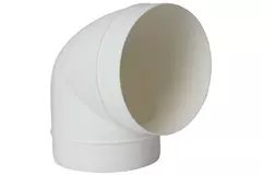 Rund plast 90° bøjning diameter: 150 mm AL150-90