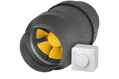 Ruck® kanalventilator Etamaster med EC-motor - 195 m³/t -Ø 100 mm + PWM-styring