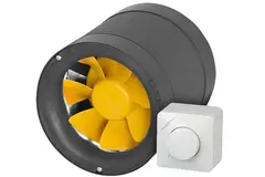 Ruck® kanalventilator Etamaster med EC-motor - 220 m³/t -Ø 125 mm + PWM-styring