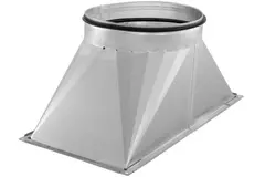 Ruck® overgangsstykker/rør - 400x200 - Ø250 med gummitætning - UKR 4020 05