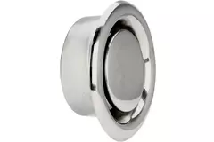 RVS ventilatie afvoer ventiel Ø 80 mm met montagebus - DVS080Y/1