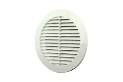 Ventilationsbladsgitter diameter: 150 mm hvid - VR150