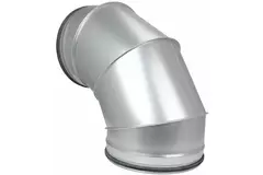 Rund spiralbøjning 90°, Ø250 mm, til spiralrør