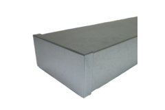 Afdækning 220x80 mm til rektangulær ventilationskanal