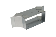 Sidetilslutning 220x80 mm til rektangulære kanaler