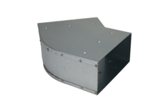 Bøj 45 grader 220x80 mm vandret til kanalføring